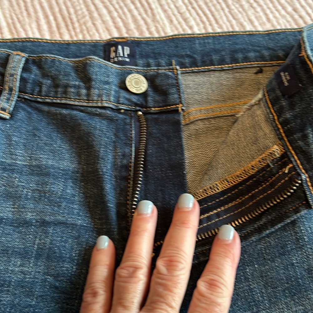 Gap girlfriend jeans denim size 10/30 Regular - Picture 4 of 9